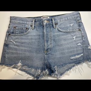 AGOLDE Parker denim jean shorts size 28